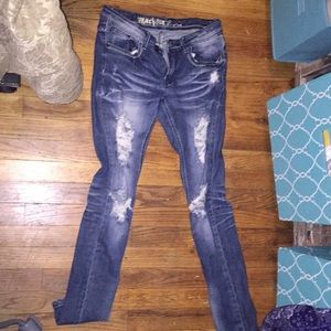 Ripped jeans worn once
